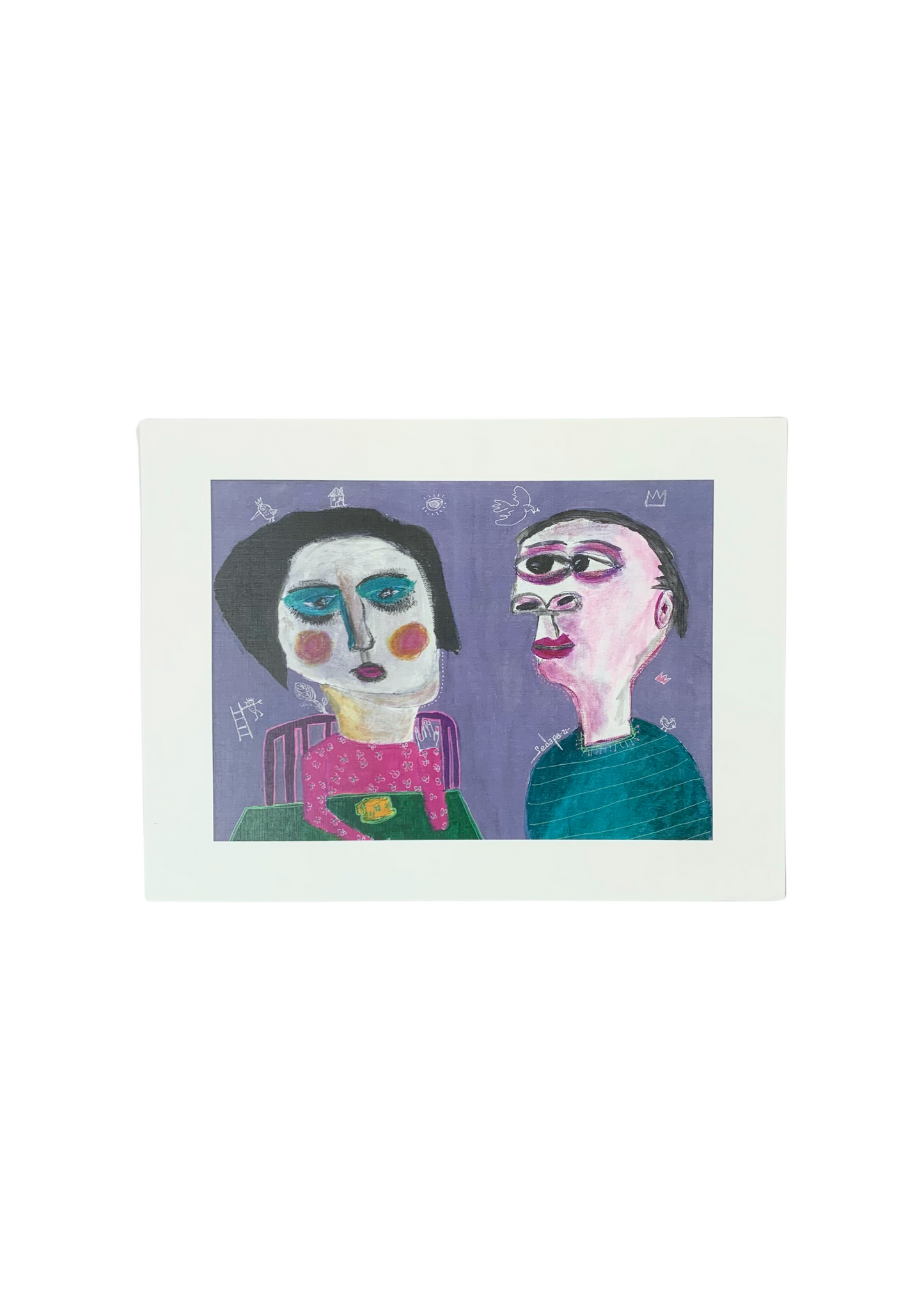 Sergio Dávila Parada - ART PRINT "PAREJA"
