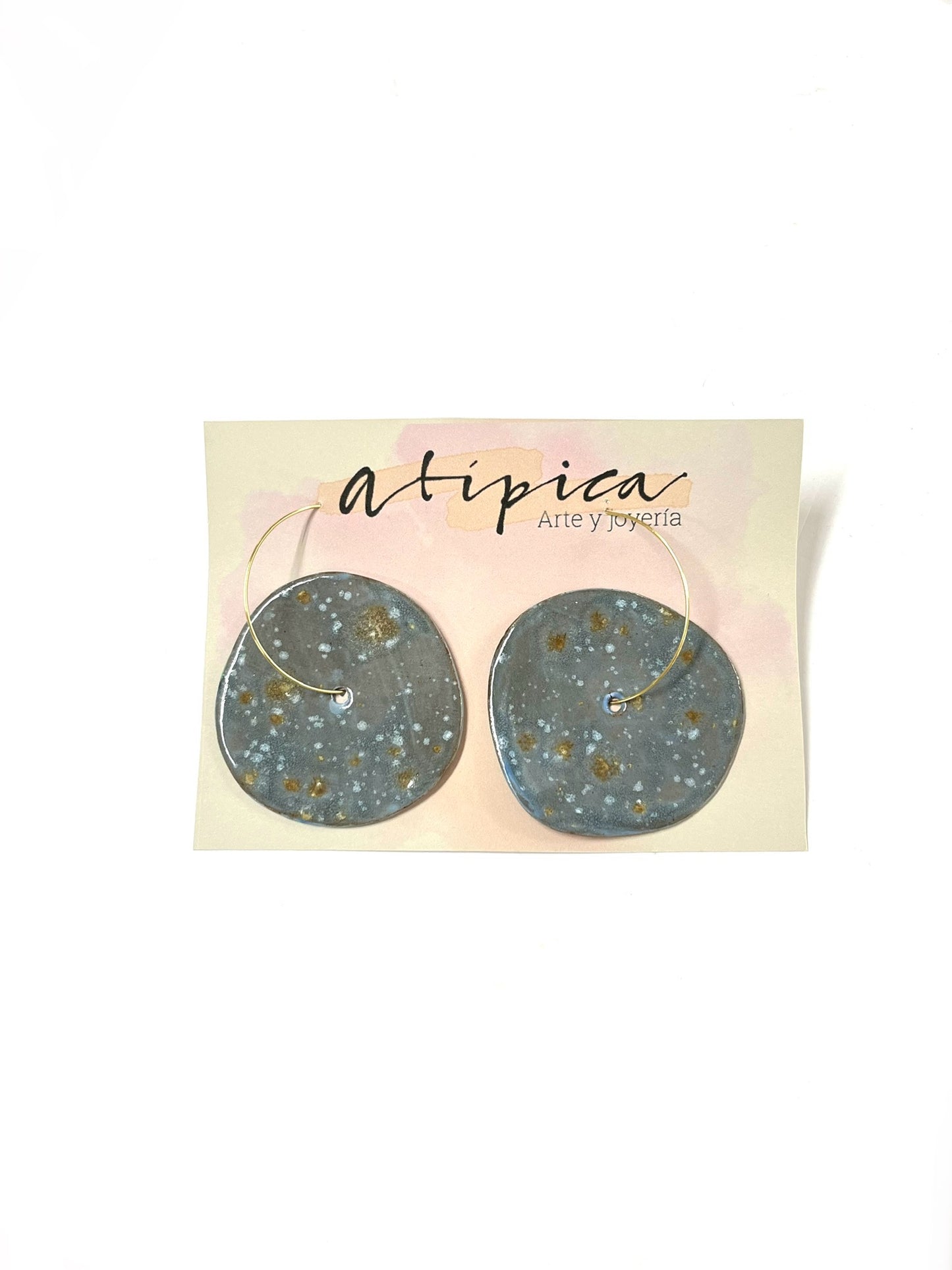 Atypical - Circular Ceramic Hoop Shades / Variety of Colors