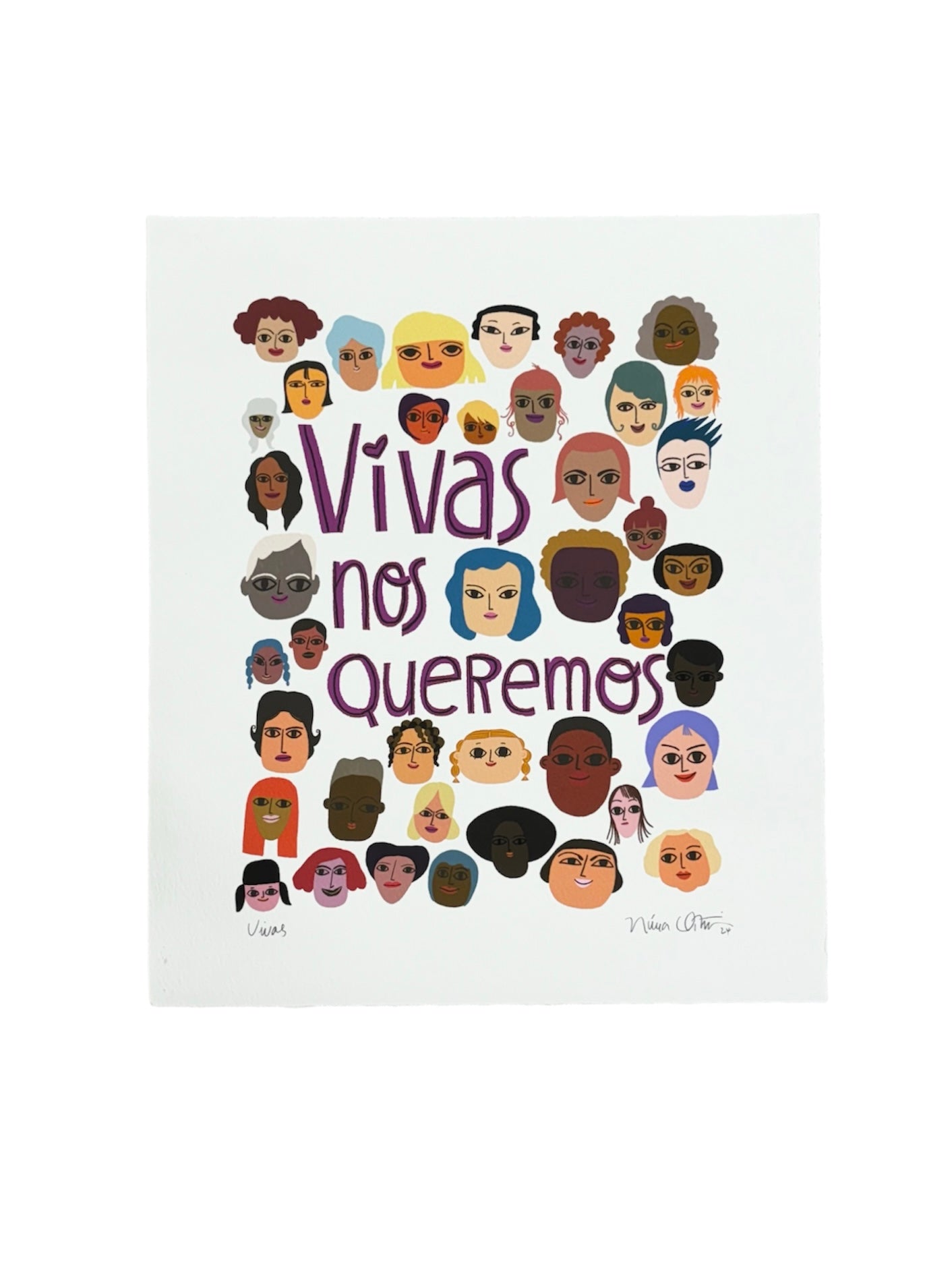 Nivea Ortíz- "VIVAS NOS QUEREMOS" GICLEE ART PRINT