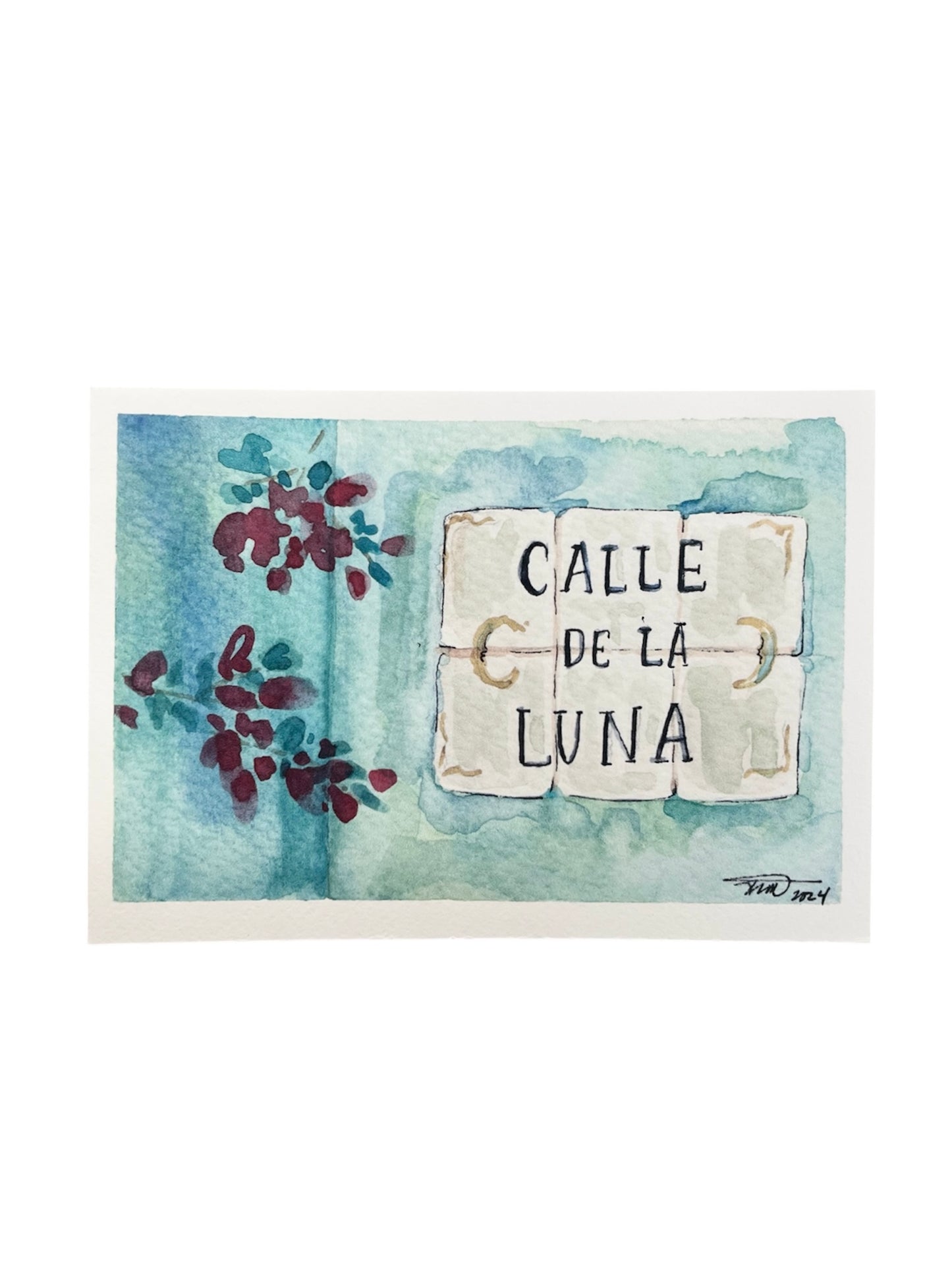 Había Una Vez - 5"X7" ART PRINT "CALLE DE LA LUNA"
