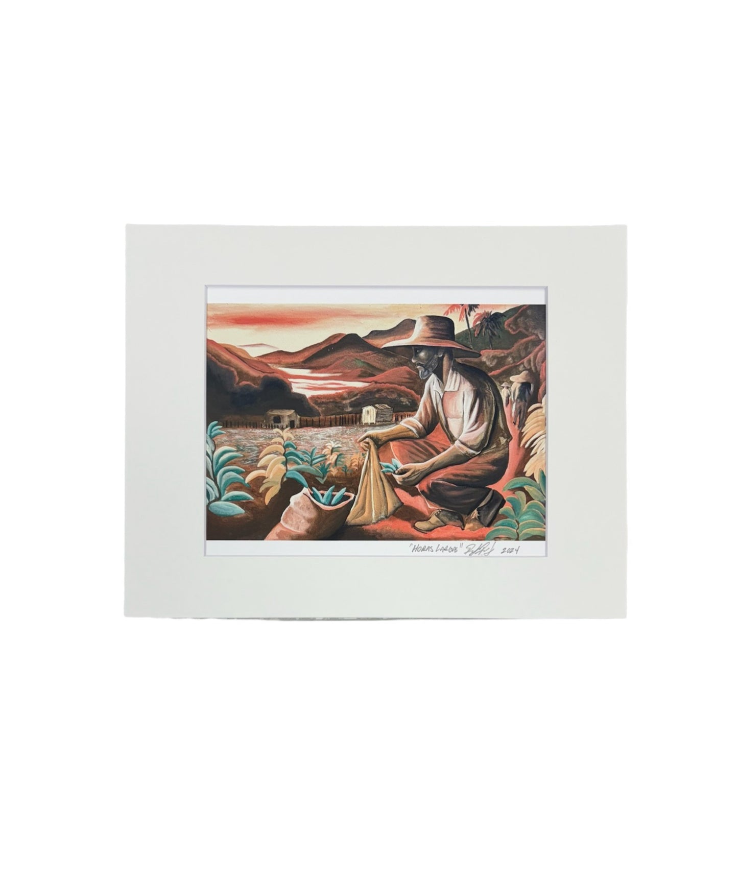 Rob Prieto - ART PRINT 11"X14" "HORAS LARGAS"