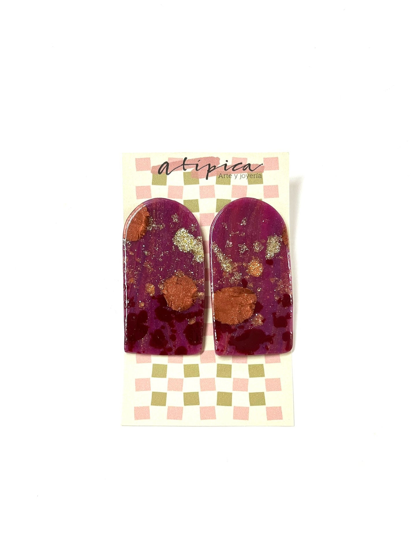Atypical - STUDS SHINE BURGUNDY