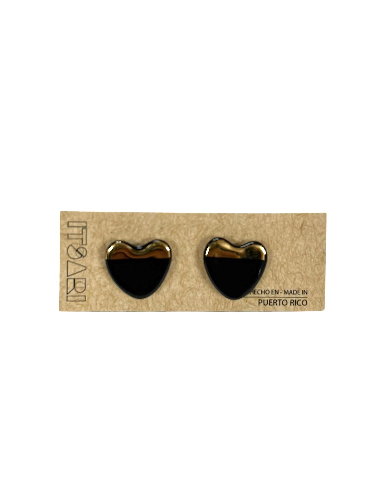 Itsari - STUDS 22K CORAZÓN / VARIEDAD DE COLORES