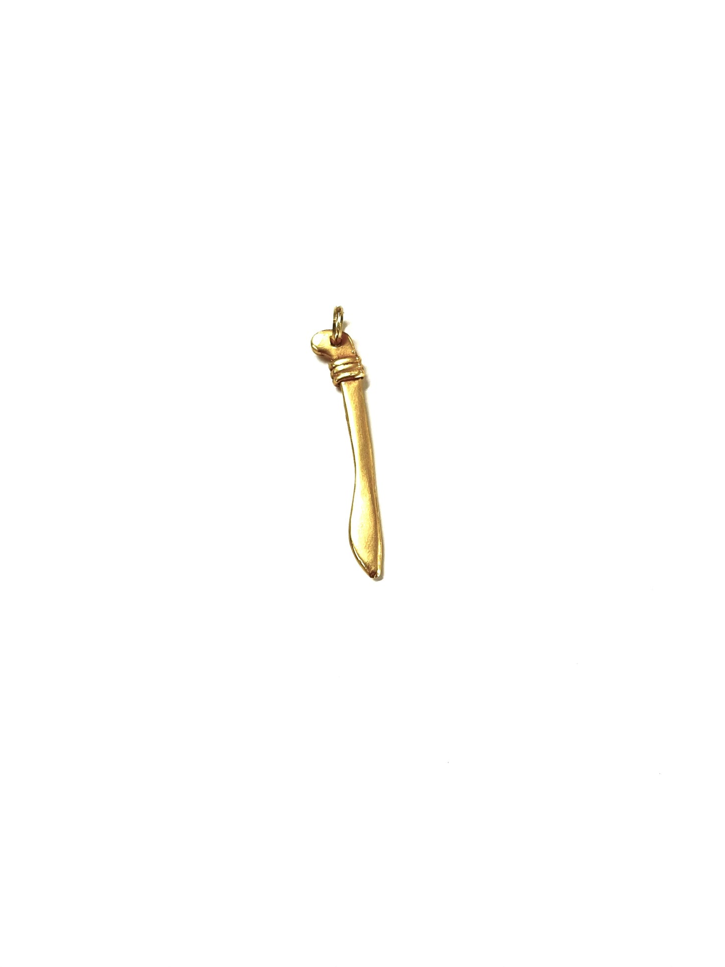 Roque Designs - "EL MACHETE" 24K GOLD PLATED PENDANT