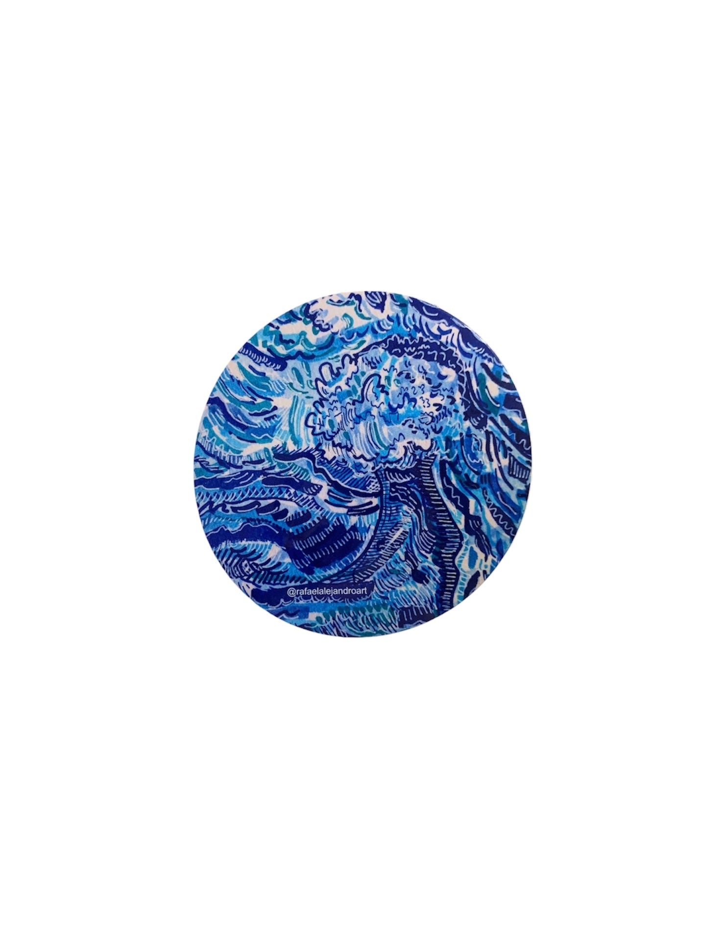 Rafael Alejandro - STICKER CIRCULAR "OLAS"