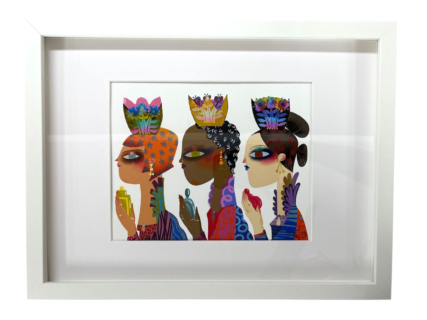 Nivea Ortíz- "REINAS MAGAS 2023" GICLEE ART PRINT ENMARCADO