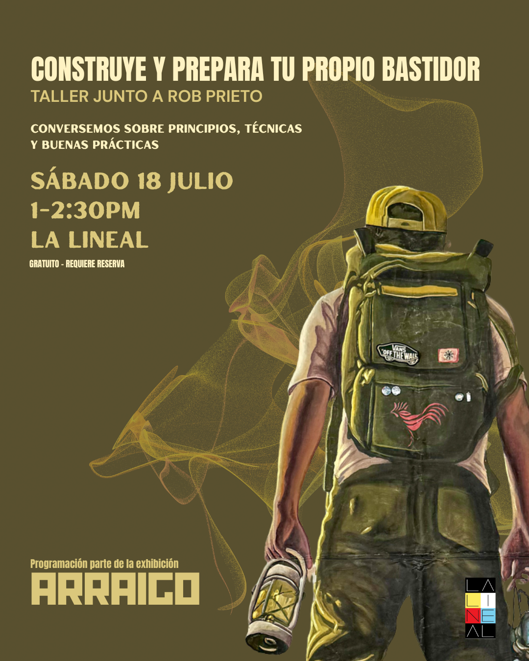TALLER - CONSTRUYE Y PREPARA TU PROPIO BASTIDOR CON ROB PRIETO
