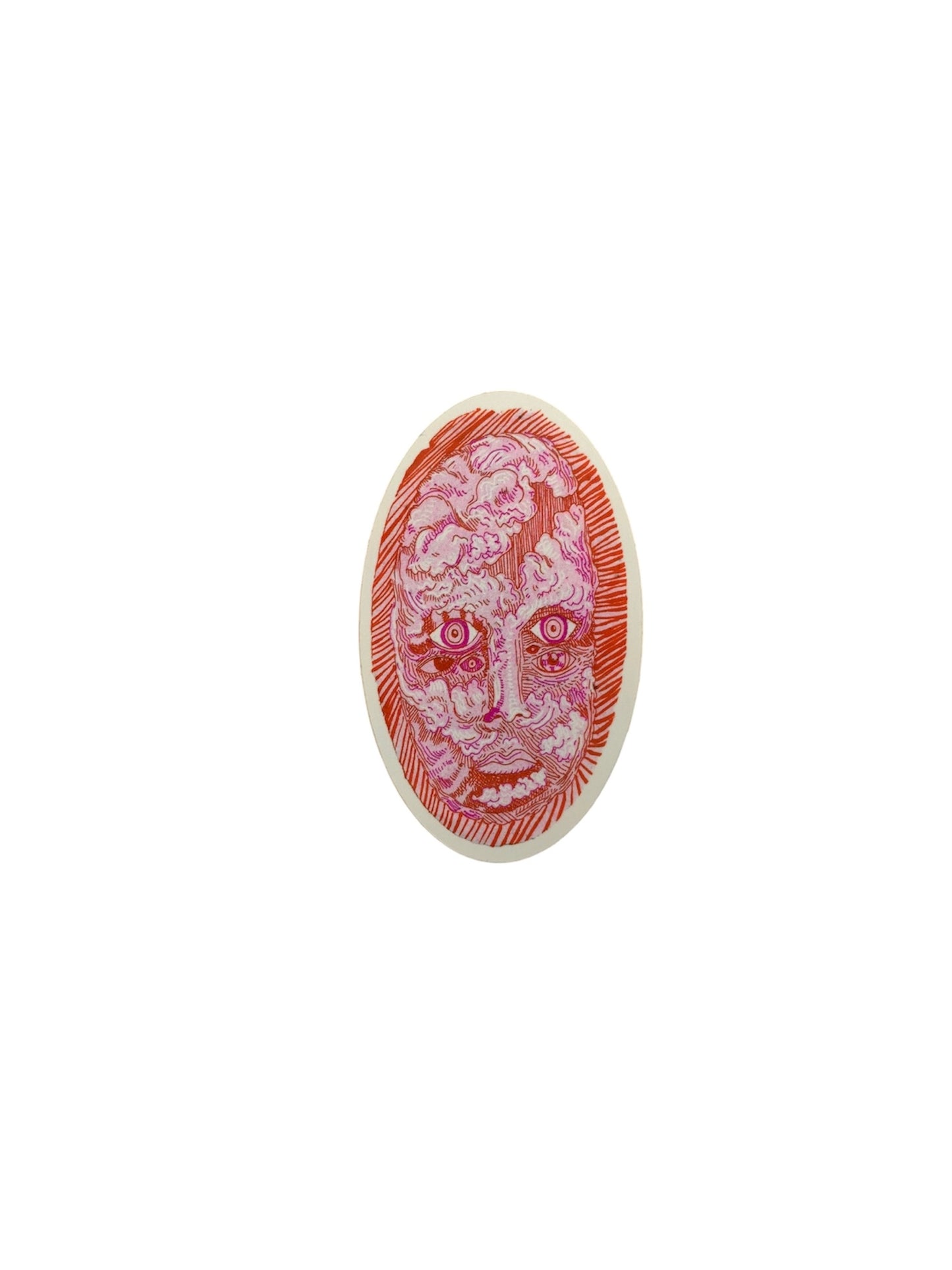 Rafael Alejandro - STICKER "CABEZA ROJA"