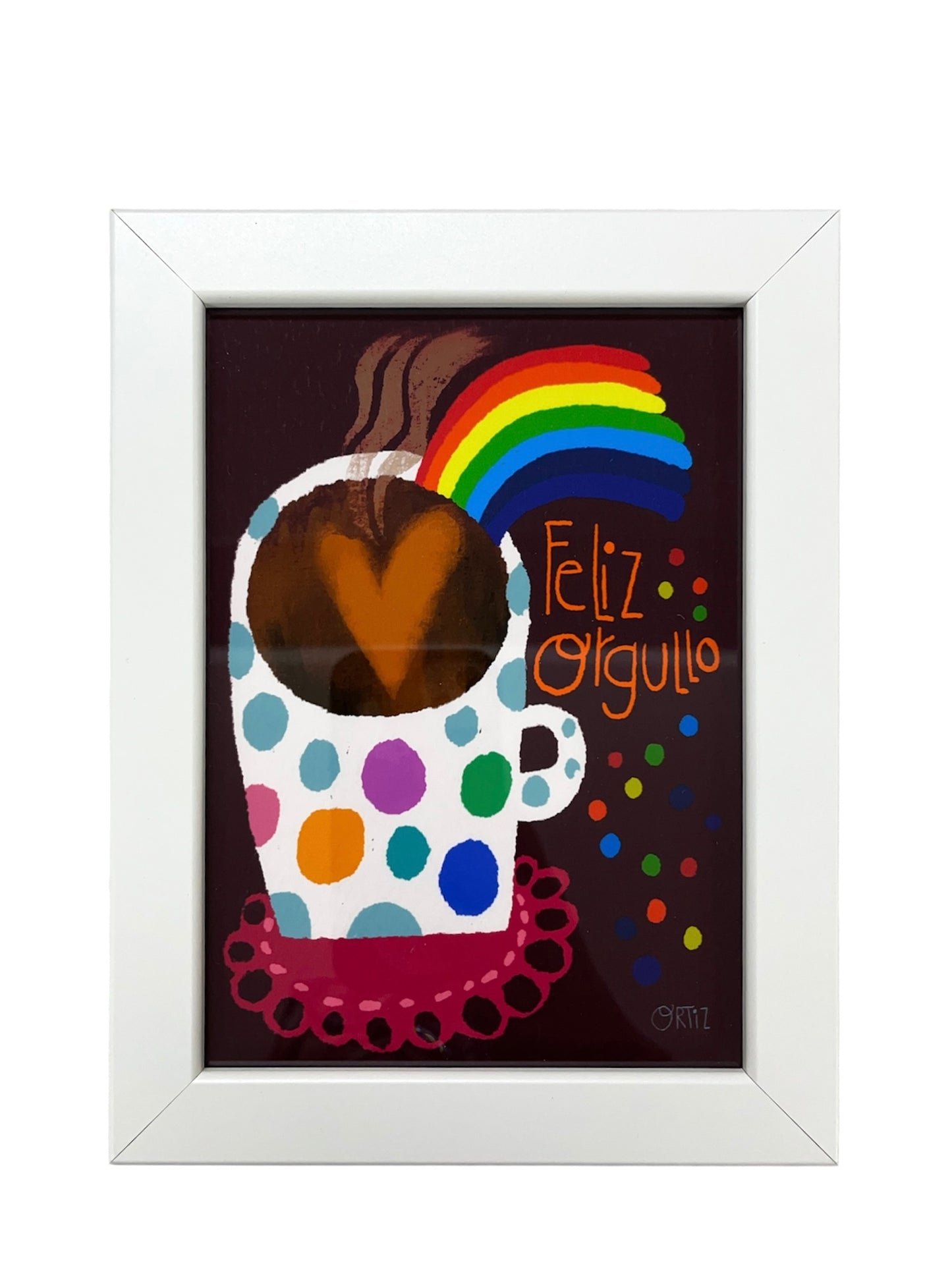 Nivea Ortíz - ART PRINT "FELIZ ORGULLO" TAZA
