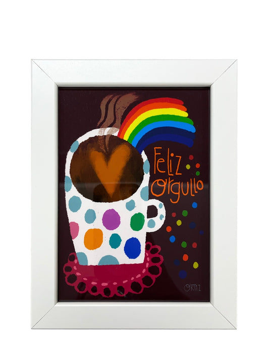 Nivea Ortíz - ART PRINT "FELIZ ORGULLO" TAZA