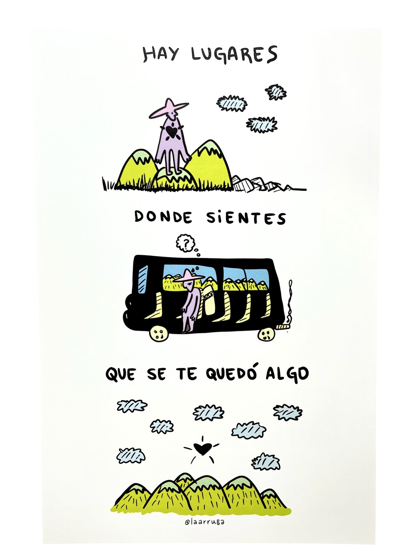 Jimena Lloreda - ART PRINT "HAY LUGARES"