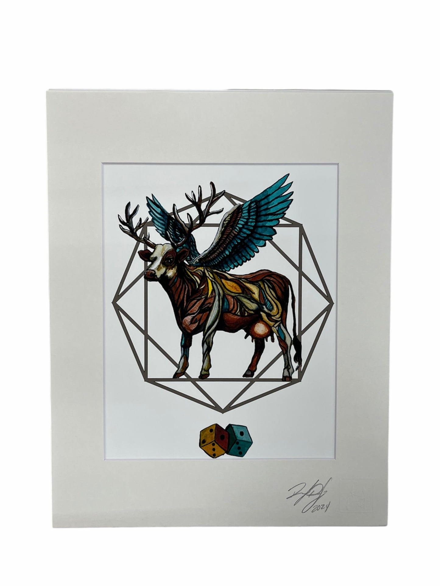 Rob Prieto - ART PRINT 11"X14" / "BEEF" SERIE QUIMERIAS