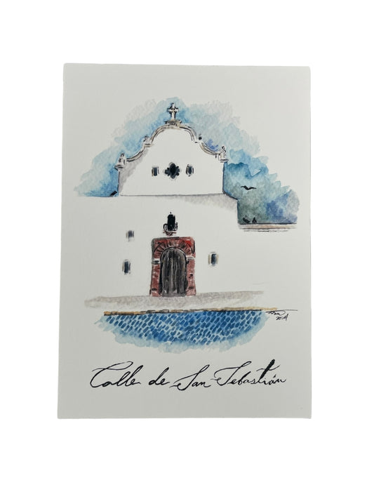 Había Una Vez - 5"X7" ART PRINT "CALLE DE SAN SEBASTIÁN"