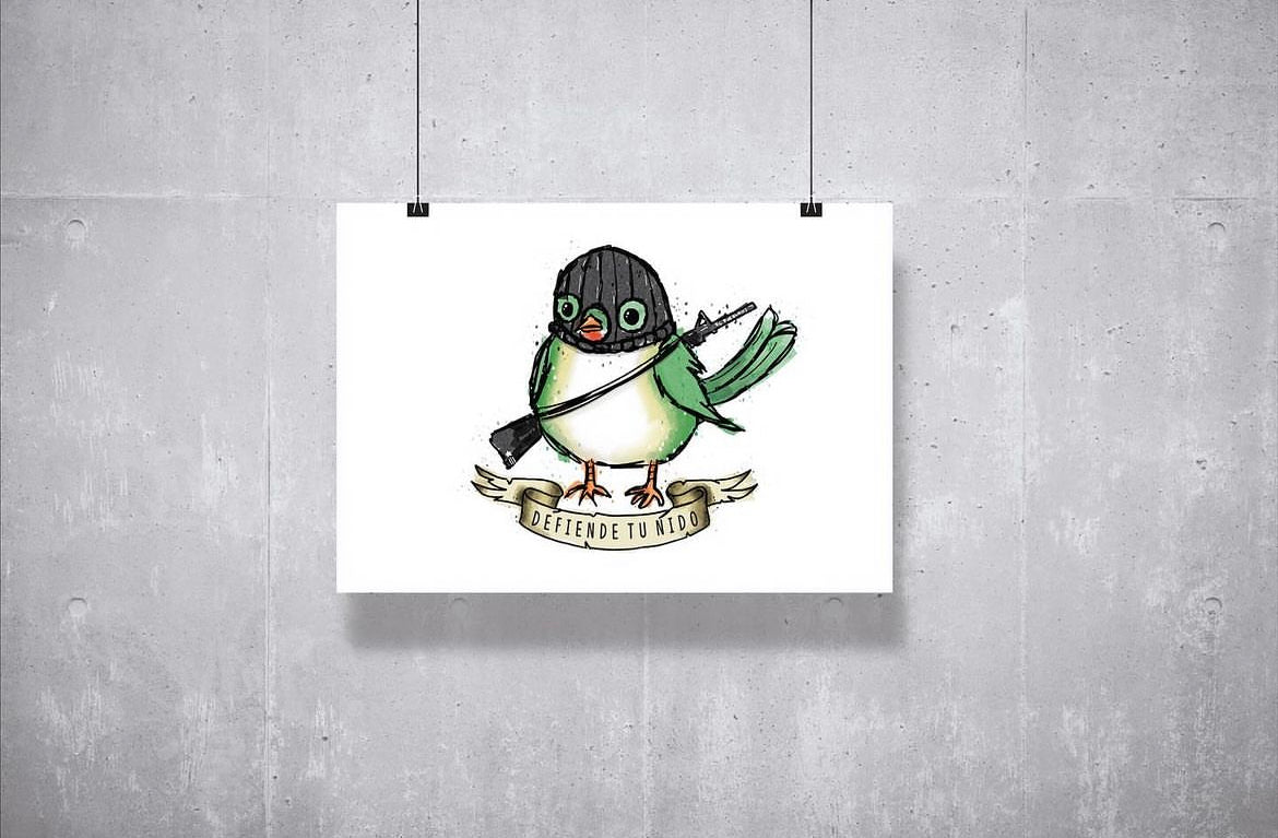 Anti Social - ART PRINT "Defiende tu nido"