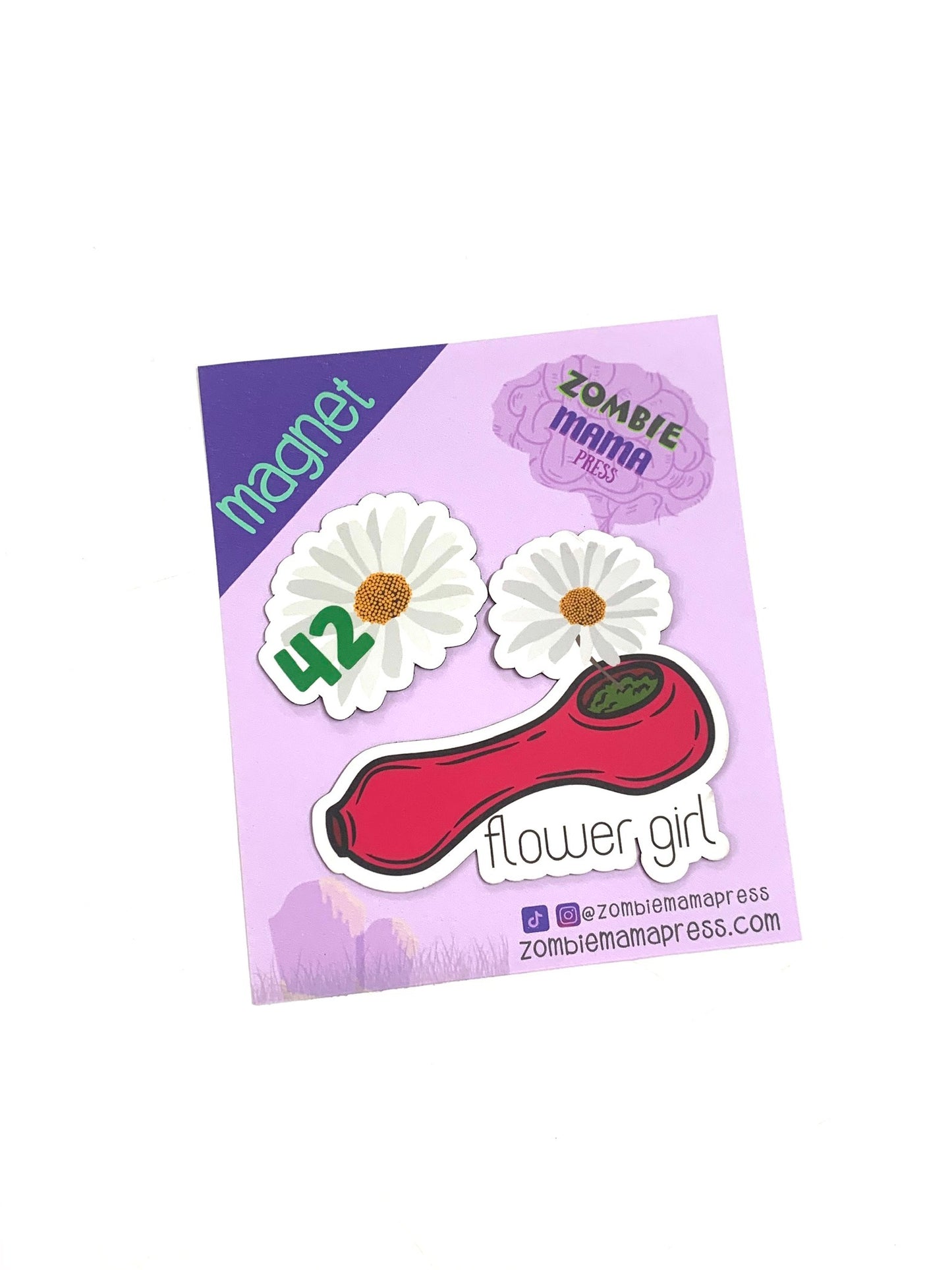 Zombie Mama Press - MAGNETO "FLOWER GIRL"