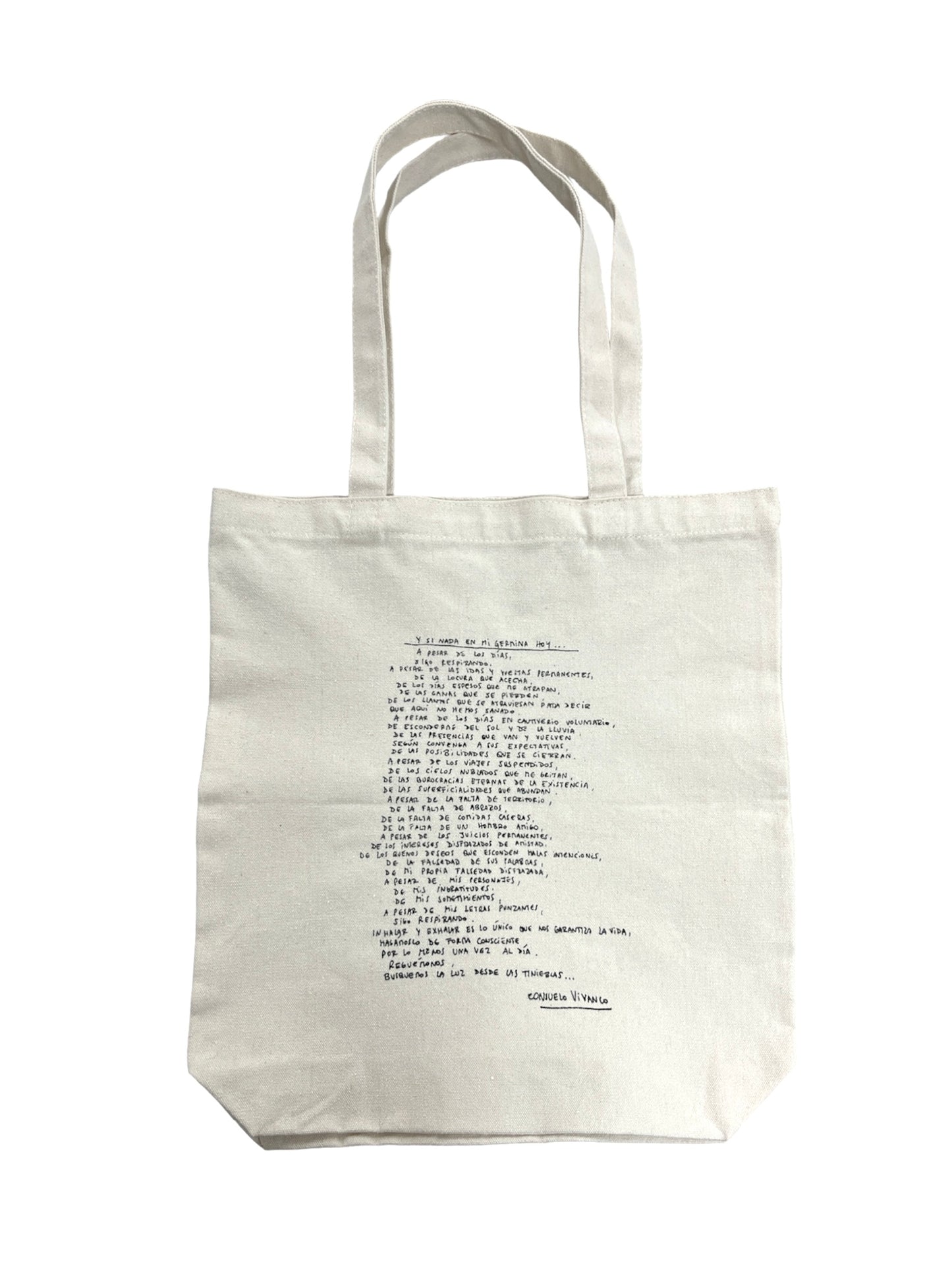 Consuelo. - TOTE BAG "Y SI NADA EN MI GERMINA HOY"
