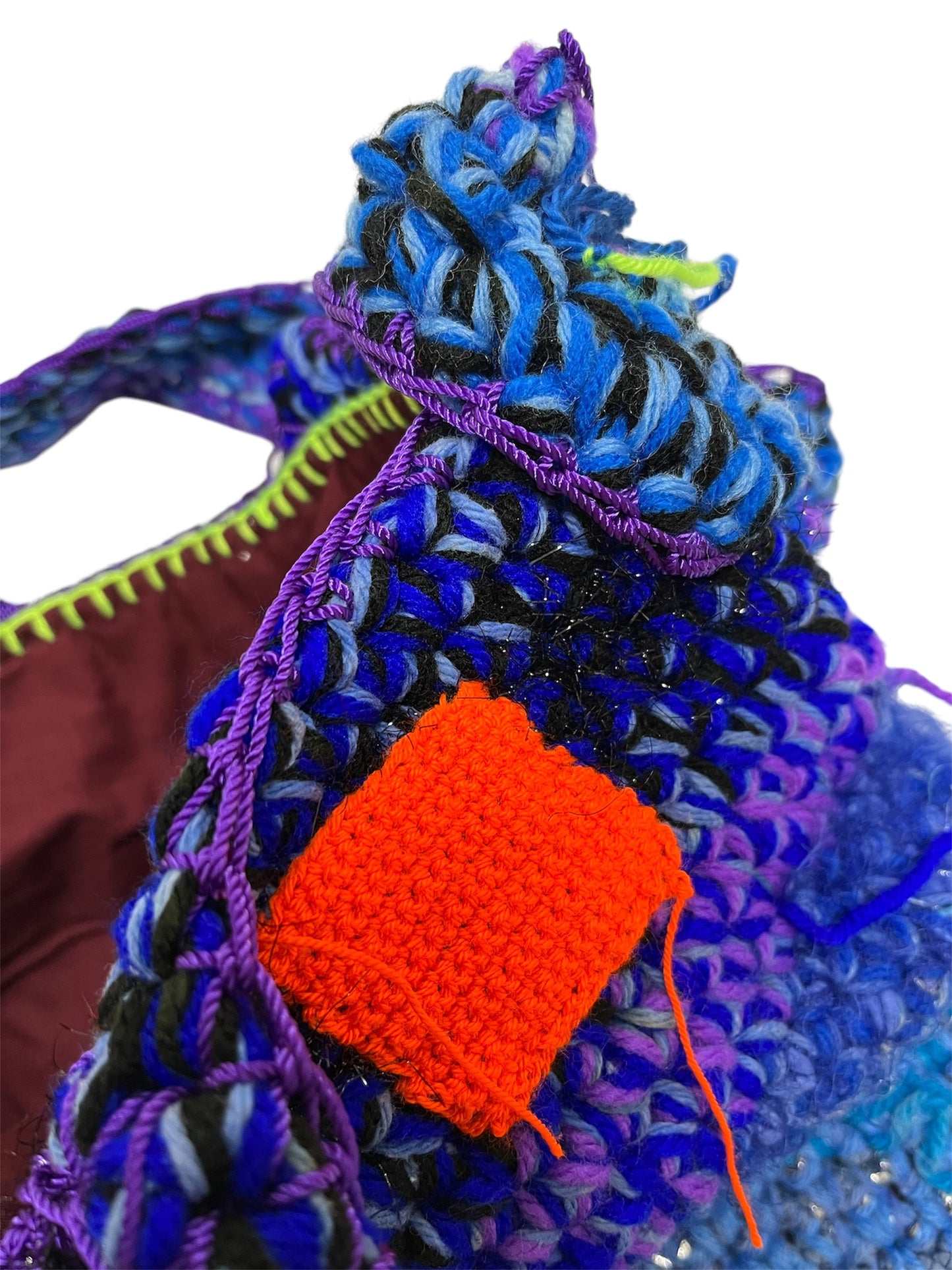 Christine M Schröder - BIG SHOULDER BAG / A BLUE ONE