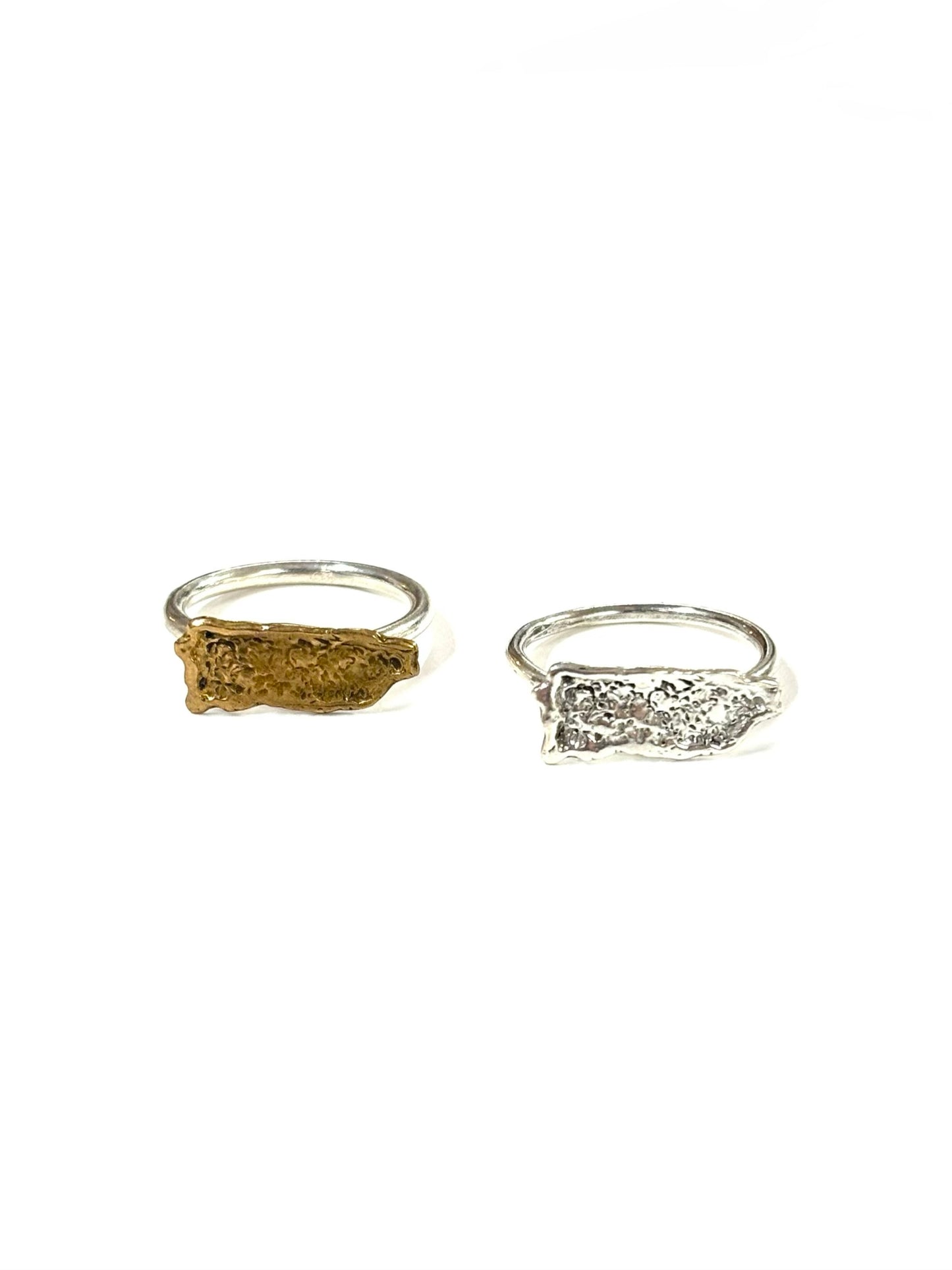 Roque Designs - "PR" SORTIJA PLATA