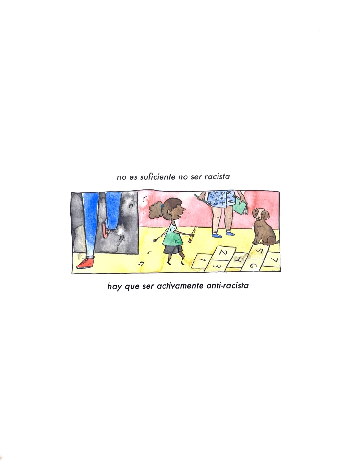 Días Cómics - ART PRINT / ANTI-RACISTA