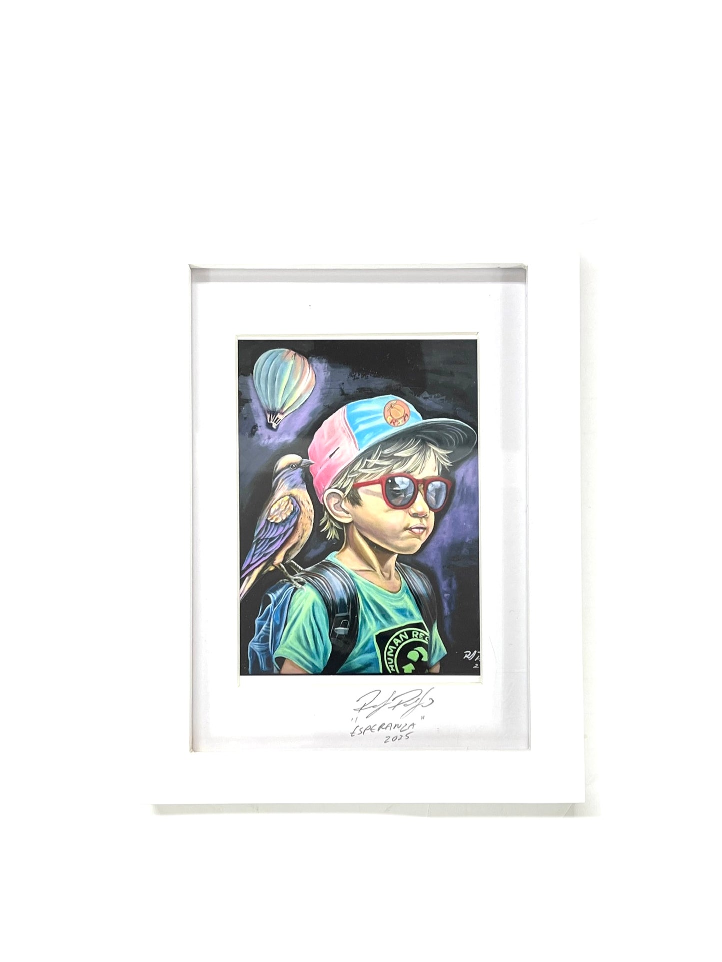 Rob Prieto - ART PRINT 5"X7" ENMARCADO / "ESPERANZA"