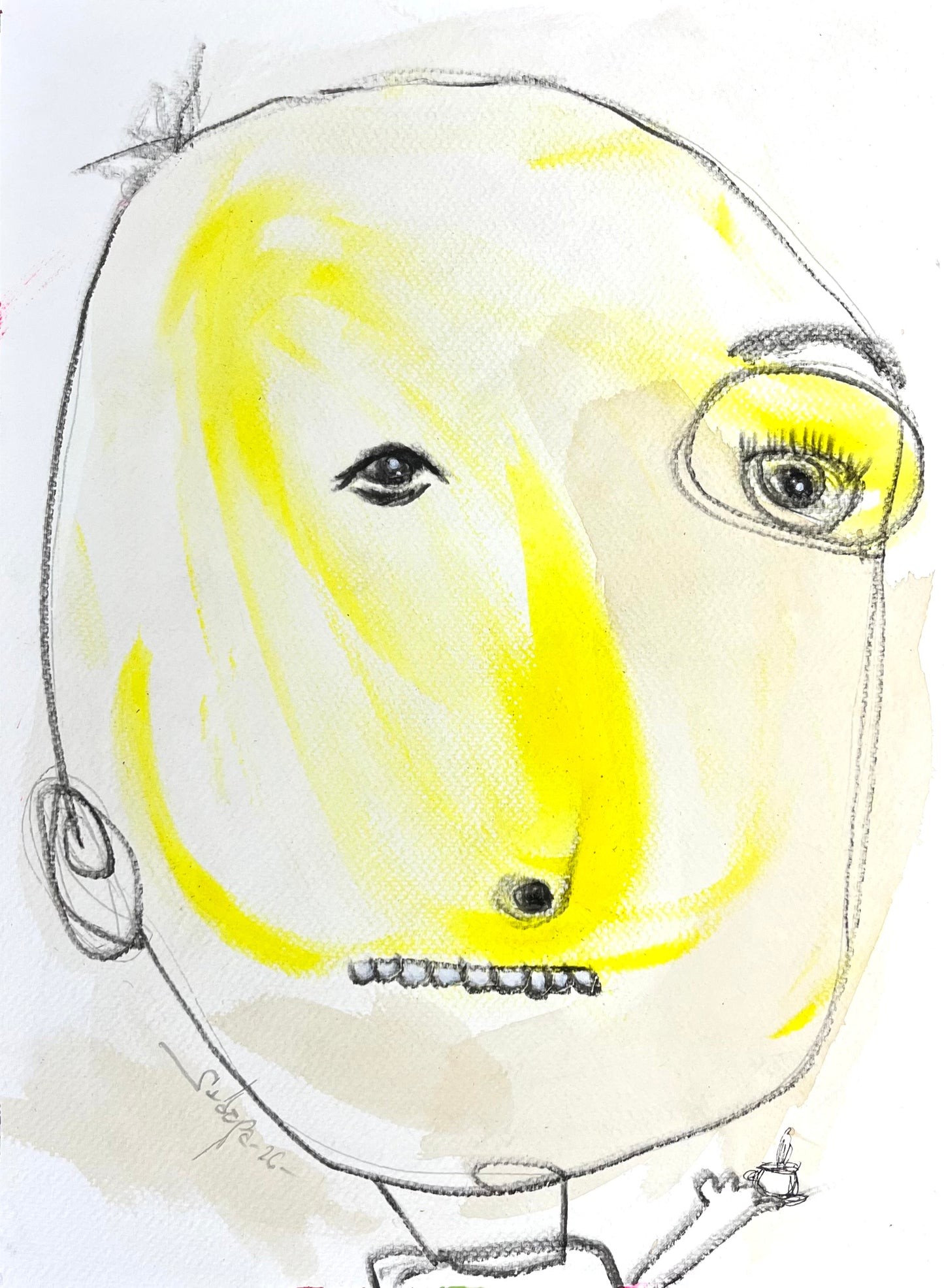 Sergio Dávila Parada - OBRA ORIGINAL "CABEZA I"