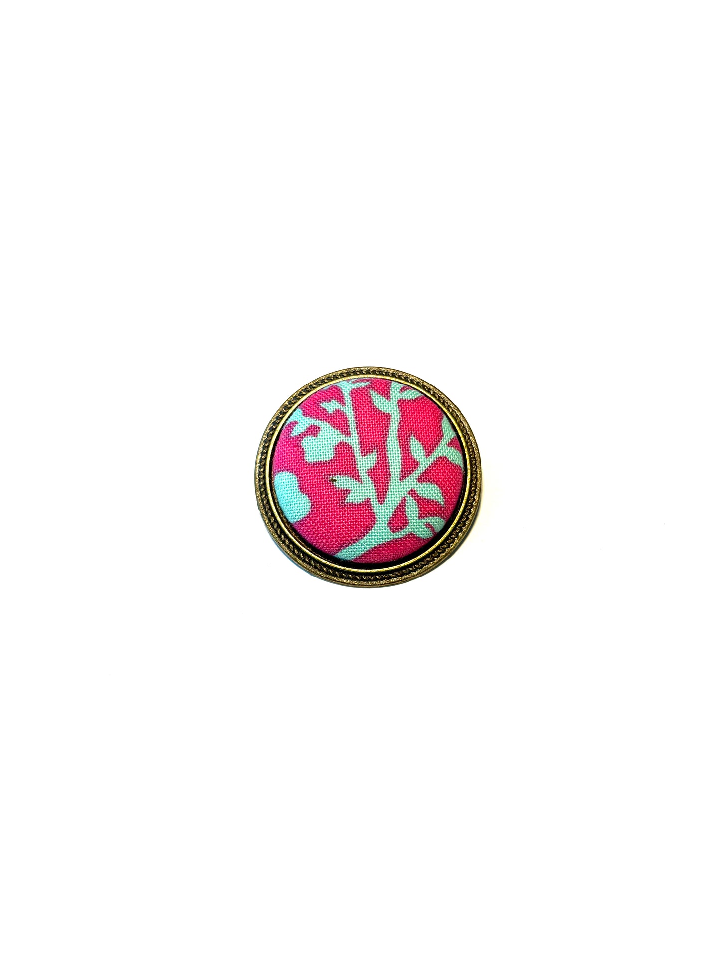 Botón de Azúcar - PIN / FUSCHIA+TURQUESA