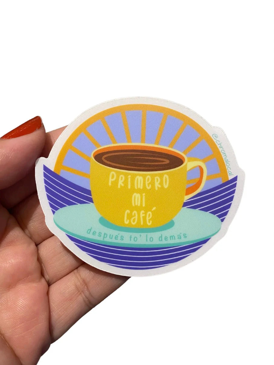 Botón de Azúcar- STICKER PRIMERO MI CAFE
