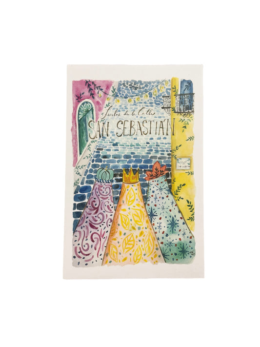Había Una Vez - POSTAL "FIESTAS SAN SEBASTIAN"
