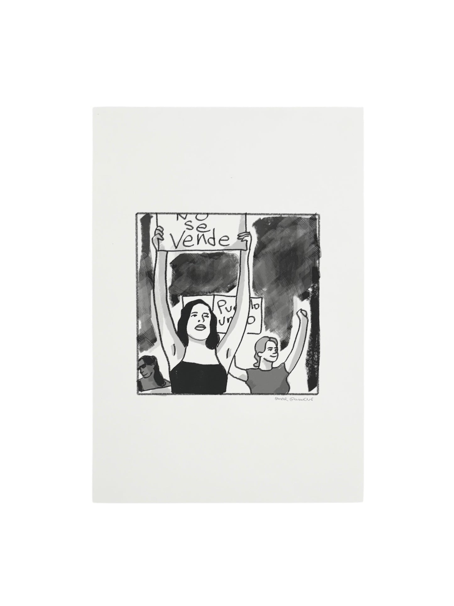 Días Comic - ART PRINT / "PROTESTA"