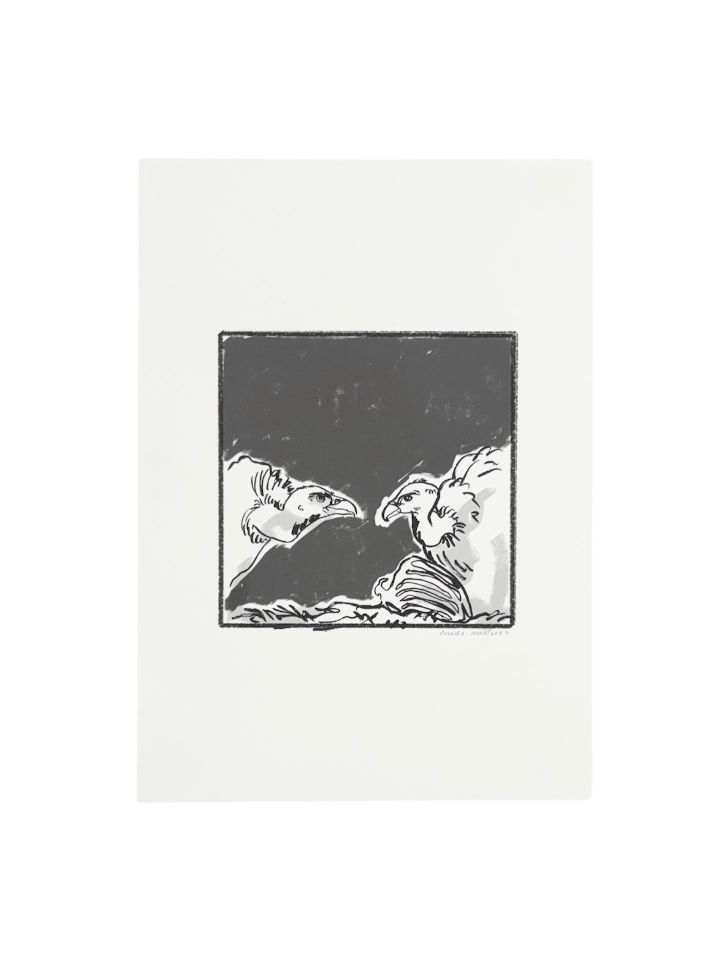 Días Comic - ART PRINT / "FRENTE A FRENTE"
