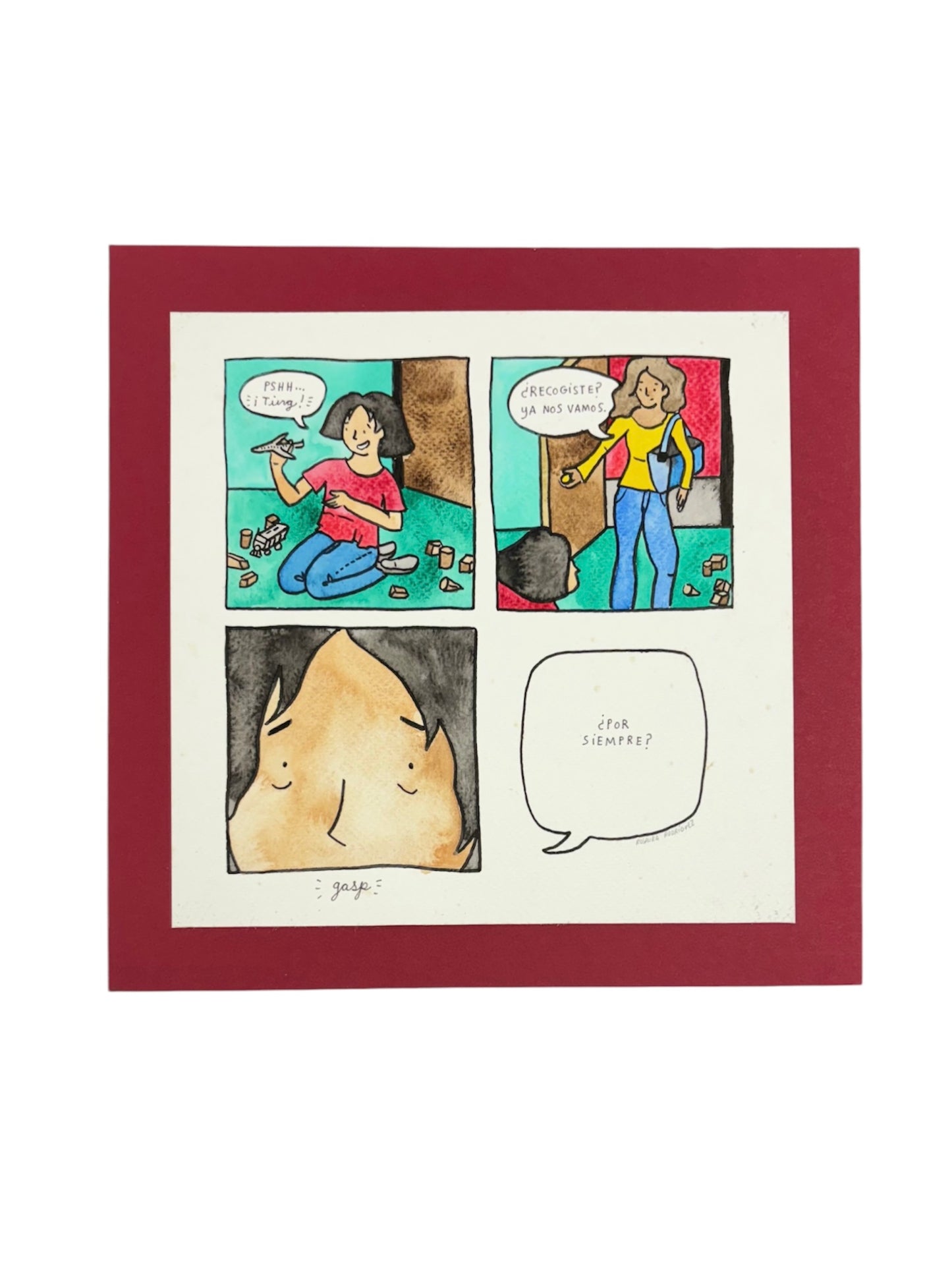 Días Comic - DIBUJO ORIGINAL / "POR SIEMPRE"