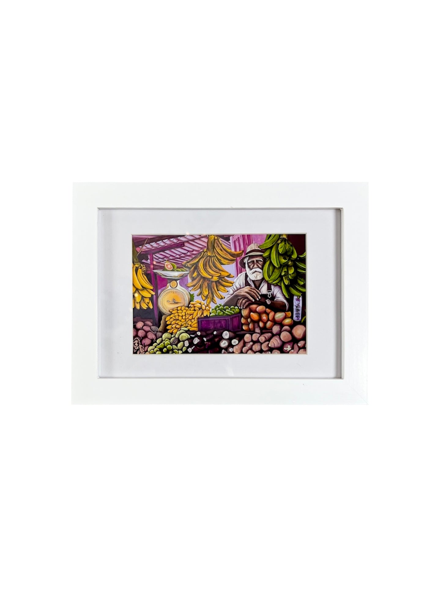 Rob Prieto - ART PRINT 7"X5" ENMARCADO / "MANOS Y TIERRA"
