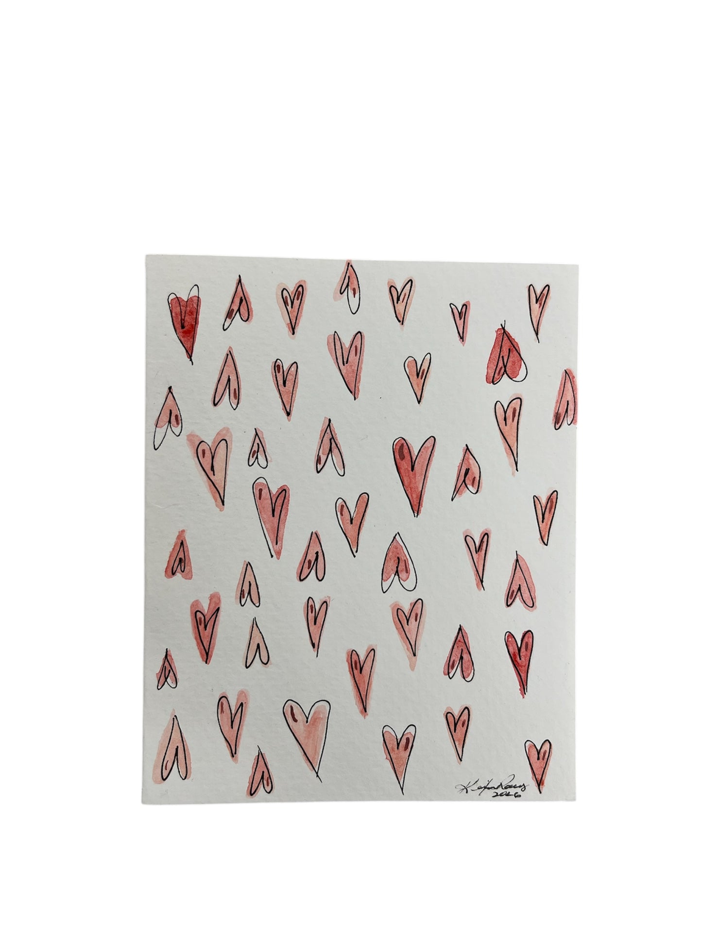 Un Paseo Volando - MUCHOS CORAZONES POSTCARD