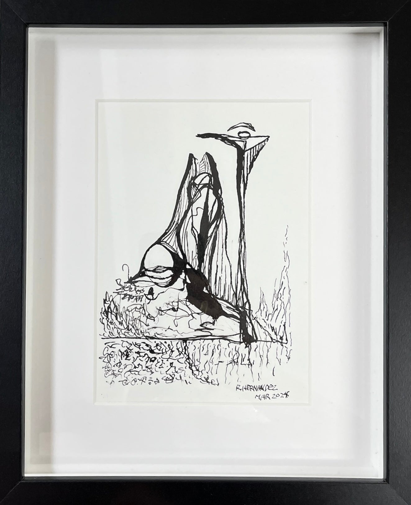 Rafael Hernández - DIBUJO / ISLA INCONSCIENTE "HORIZONTE II"