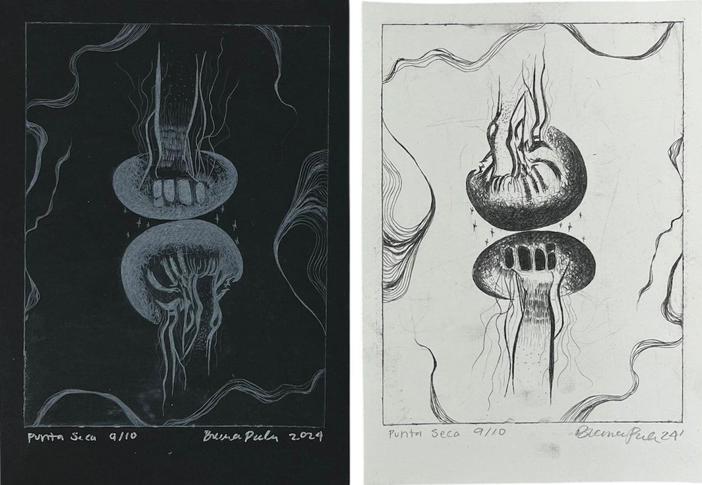 Bianca Paola - OBRA ORIGINAL "CONTRARESTANDO" DÍPTICO