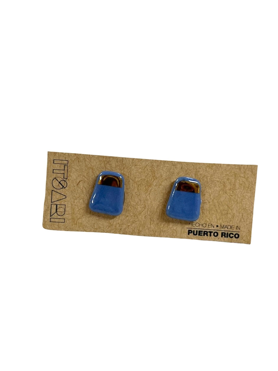 Itsari - STUDS 22K CIMA / AZUL