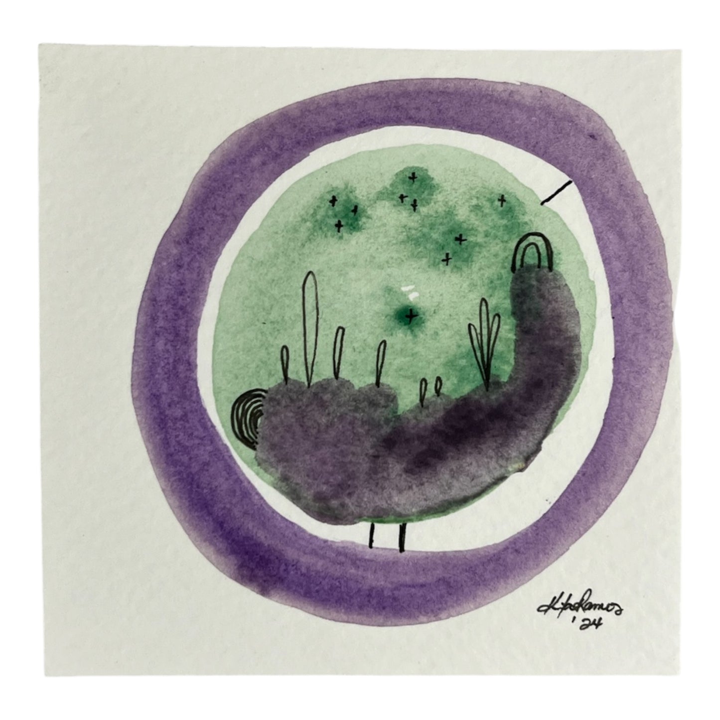 Un Paseo Volando - OBRA ORIGINAL "CRO 5"