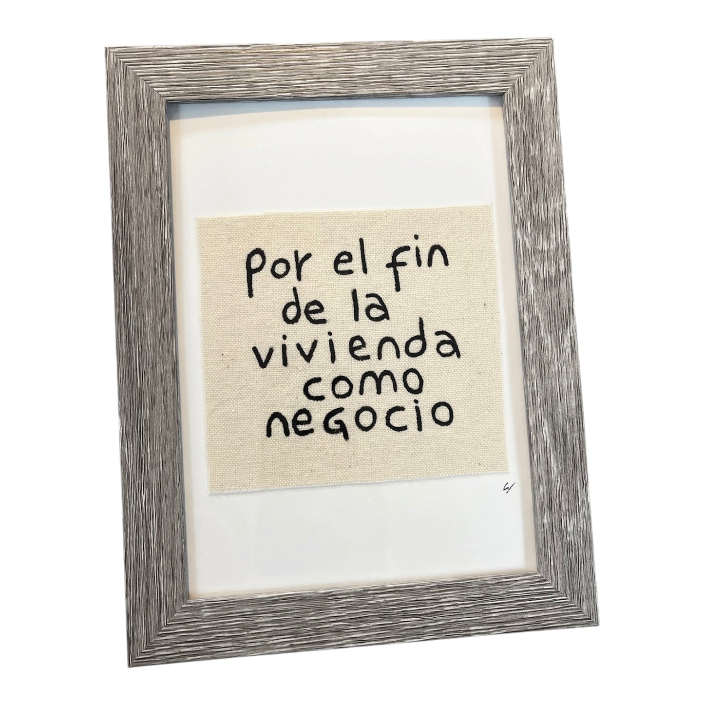 Consuelo. - ENMARCADO "POR EL FIN DE LA VIVIENDA COMO NEGOCIO"