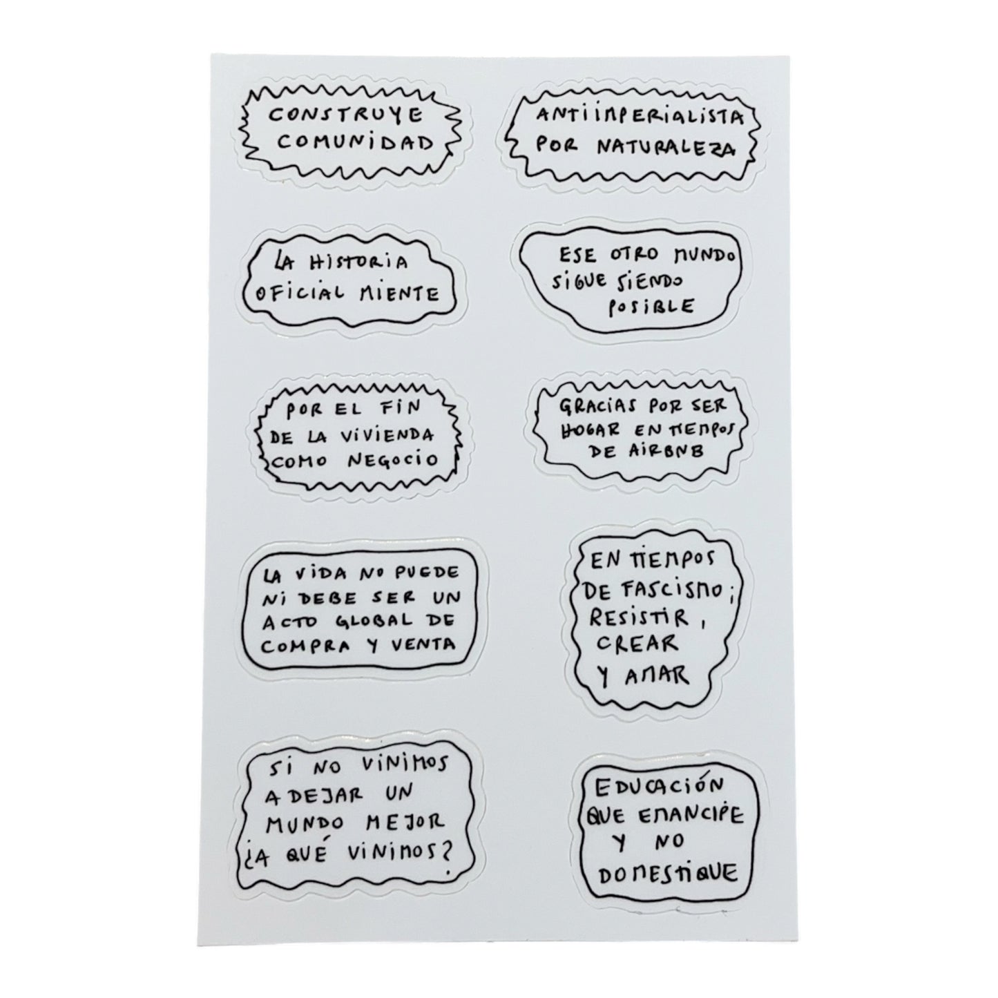 Consuelo. - STICKER SHEET DE MENSAJES