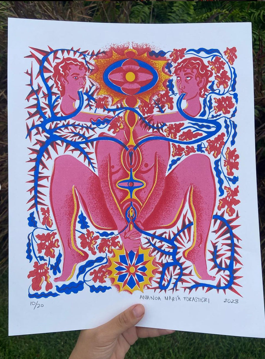 La Serigráfica - OBRA ORIGINAL "DOLOR IMPALPABLE" / PAPEL REGULAR