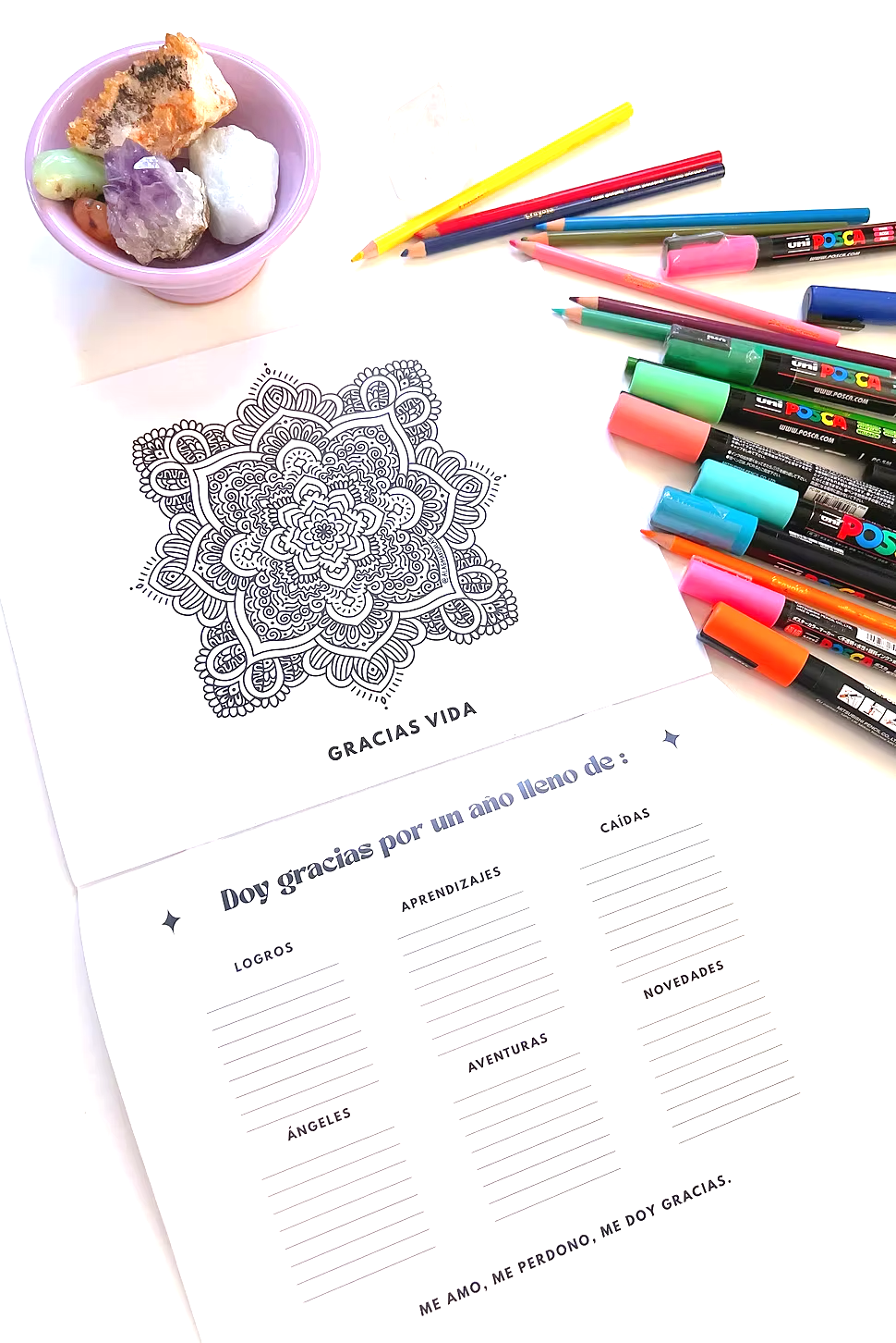 Alas Mandalas - CALENDARIO COLOREABLE DE ARTE TERAPIA