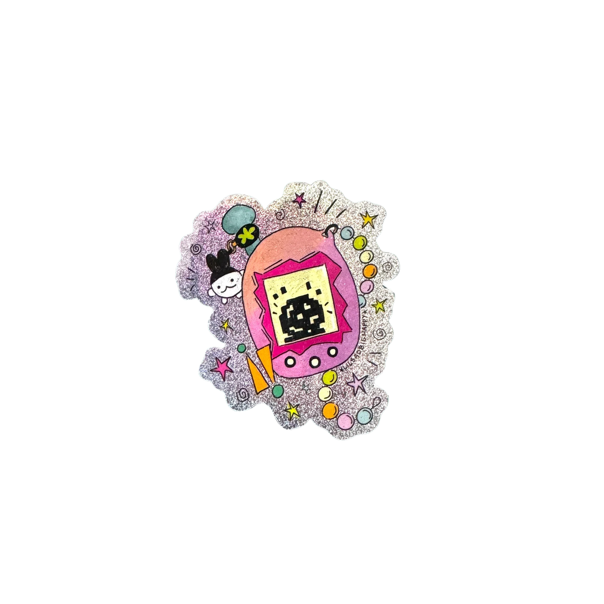 Lil Sad Big Happy - STICKER / TAMAGOTCHI