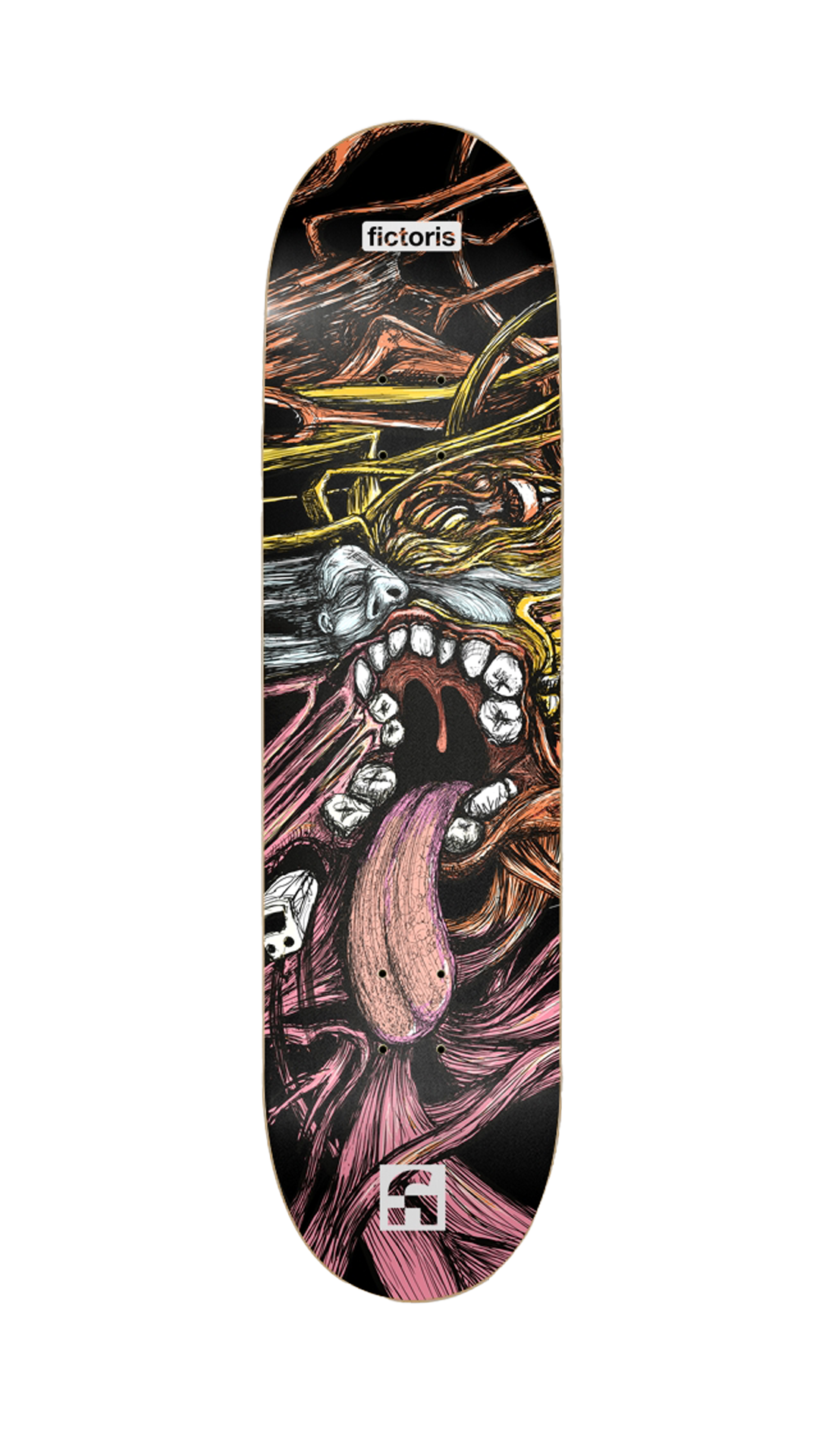 FICTORIS SKATEBOARD DECK "Drowned"