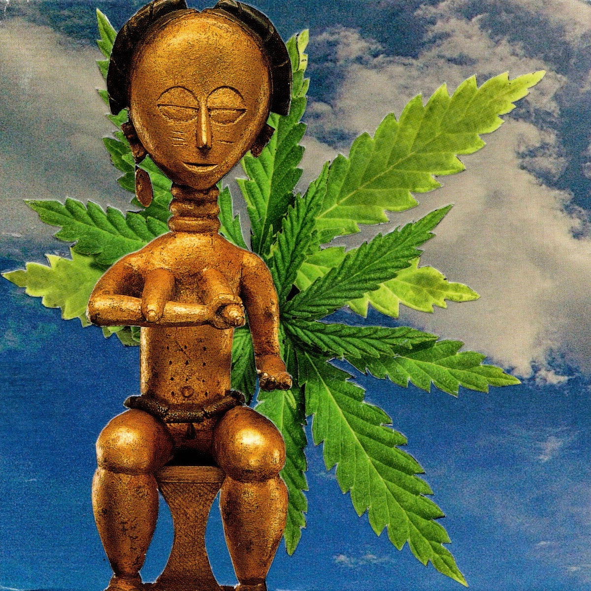 Neurona Collage Studio - OBRA ORIGINAL "ANCIENT GOD"