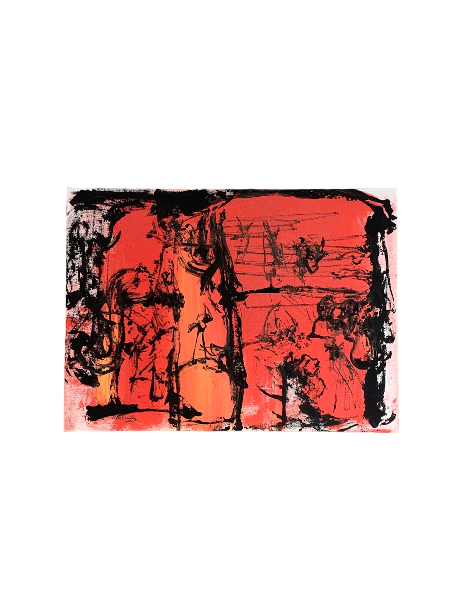 Rafael Hernández - OBRA ORIGINAL “EL ELEFANTE ROJO”