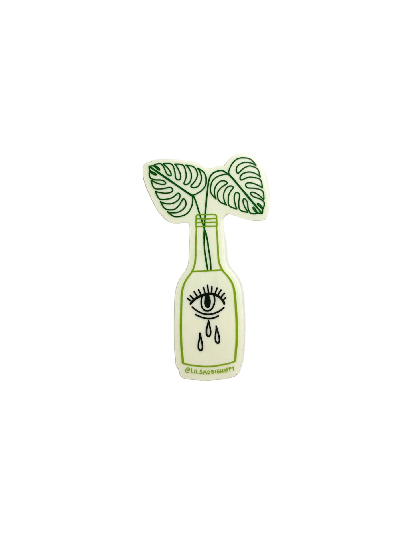 Lil Sad Big Happy - STICKER "MONSTERA B4"