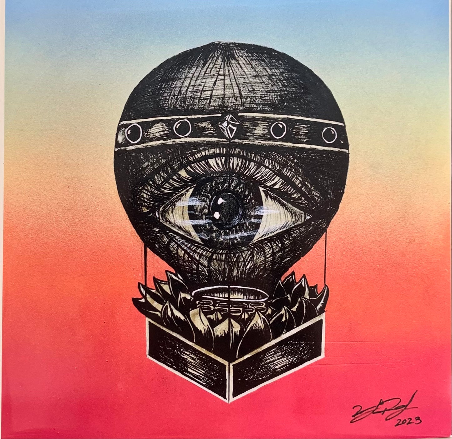 Rob Prieto - ART PRINT 5"X5" "ALTERNATE PERSPECTIVE"