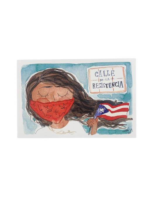 Había Una Vez - “CALLE RESISTENCIA” POSTAL ART PRINT