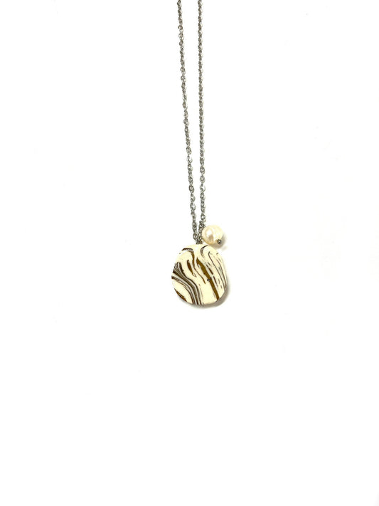Atypical - NECKLACE / BROWN CREAM