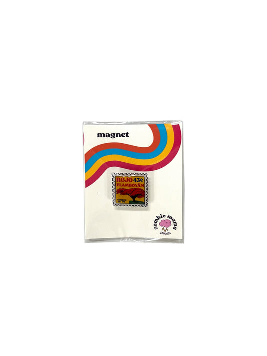 Zombie Mama Press - MAGNETO MINI "ROJO FLAMBOYAN"